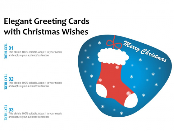 Elegant Greeting Cards With Christmas Wishes Ppt PowerPoint Presentation Infographics Demonstration PDF
