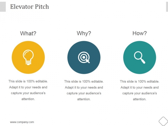 Elevator Pitch Ppt PowerPoint Presentation Rules
