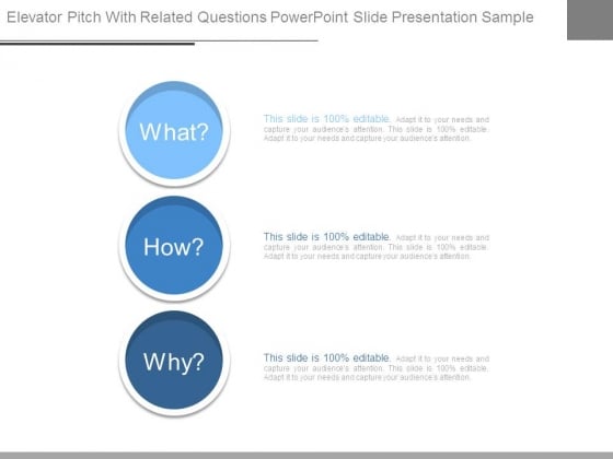 Elevator Pitch With Related Questions Powerpoint Slide Presentation Sample Elevator Pitch With Related Questions Powerpoint Slide Presentation Sample