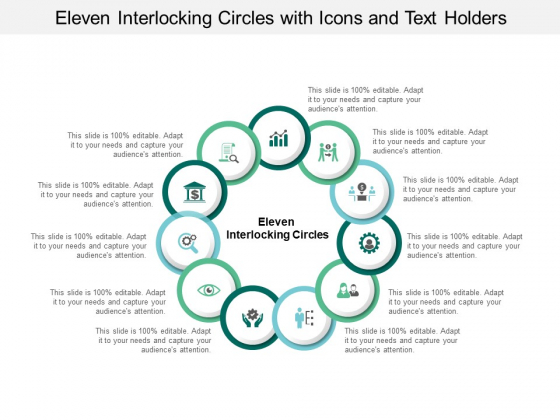 Eleven Interlocking Circles With Icons And Text Holders Ppt PowerPoint Presentation Outline Master Slide Eleven Interlocking Circles With Icons And Text Holders Ppt PowerPoint Presentation Outline Master Slide