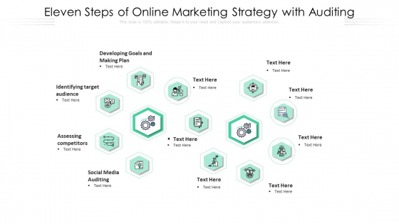 Eleven Steps Of Online Marketing Strategy With Auditing Ppt PowerPoint Presentation File Background PDF Eleven Steps Of Online Marketing Strategy With Auditing Ppt PowerPoint Presentation File Background PDF