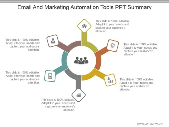 Email And Marketing Automation Tools Ppt Summary