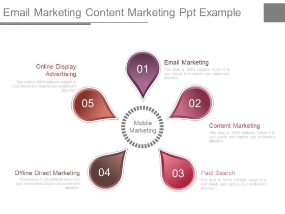 Email Marketing Content Marketing Ppt Example