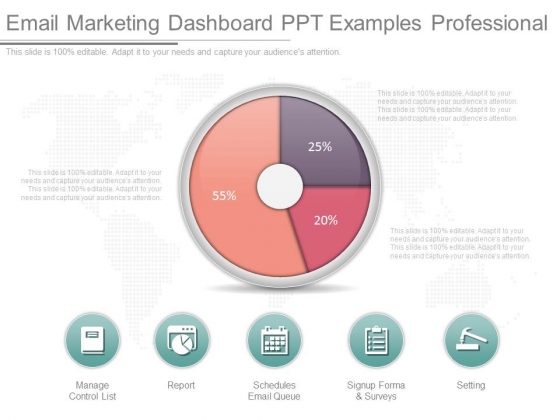 Email Marketing Dashboard Ppt Examples Professional Email Marketing Dashboard Ppt Examples Professional