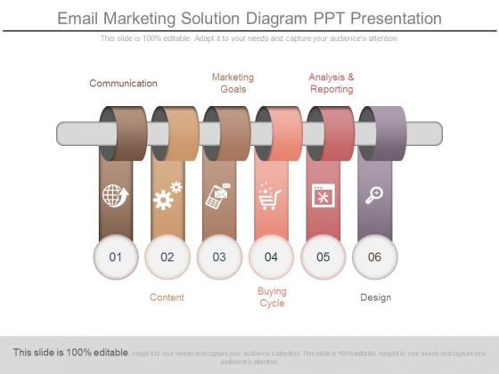 Email Marketing Solution Diagram Ppt Presentation