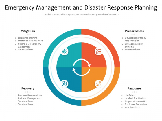 Emergency Management And Disaster Response Planning Ppt PowerPoint Presentation Infographics Files PDF