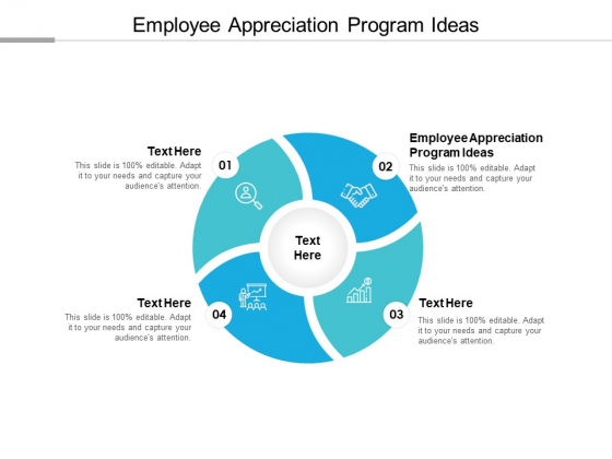 Employee Appreciation Program Ideas Ppt PowerPoint Presentation Infographics Clipart Cpb