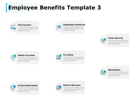 Employee Benefits Paid Vacation Ppt PowerPoint Presentation Inspiration Example Topics