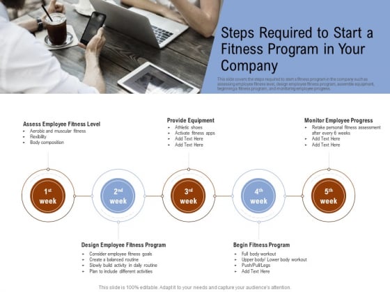 Employee Health And Fitness Program Steps Required To Start A Fitness Program In Your Company Infographics PDF Employee Health And Fitness Program Steps Required To Start A Fitness Program In Your Company Infographics PDF
