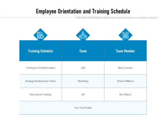Employee Orientation And Training Schedule Ppt PowerPoint Presentation Ideas Graphics Pictures PDF Employee Orientation And Training Schedule Ppt PowerPoint Presentation Ideas Graphics Pictures PDF