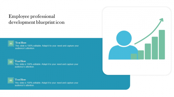 Employee Professional Development Blueprint Icon Sample PDF