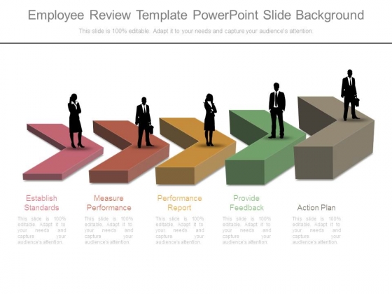 Employee Review Template Powerpoint Slide Background