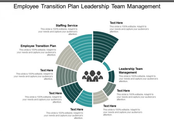 Employee Transition Plan Leadership Team Management Staffing Service Ppt PowerPoint Presentation Pictures Visuals