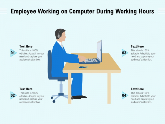 Employee Working On Computer During Working Hours Ppt PowerPoint Presentation File Brochure PDF Employee Working On Computer During Working Hours Ppt PowerPoint Presentation File Brochure PDF