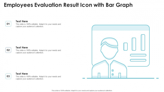 Employees Evaluation Result Icon With Bar Graph Professional PDF Employees Evaluation Result Icon With Bar Graph Professional PDF