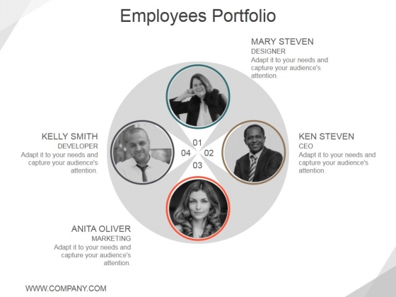Employees Portfolio Template 1 Ppt PowerPoint Presentation Ideas Model Employees Portfolio Template 1 Ppt PowerPoint Presentation Ideas Model