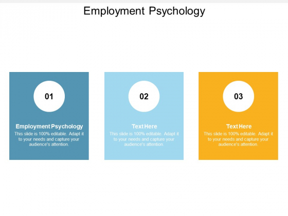 Employment Psychology Ppt PowerPoint Presentation Slides Format Cpb
