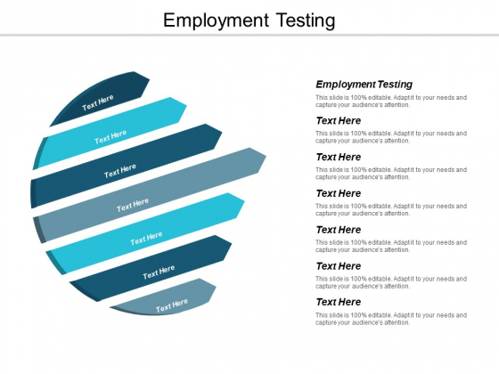 Employment Testing Ppt PowerPoint Presentation Ideas Slide Cpb Employment Testing Ppt PowerPoint Presentation Ideas Slide Cpb