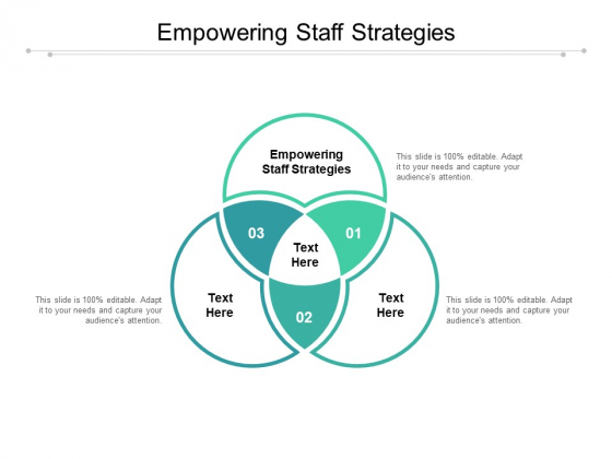 Empowering Staff Strategies Ppt PowerPoint Presentation Show Background Image Cpb Pdf