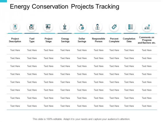 Energy Conservation Projects Tracking Ppt PowerPoint Presentation Infographics Inspiration Energy Conservation Projects Tracking Ppt PowerPoint Presentation Infographics Inspiration