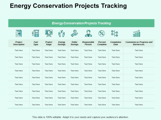 Energy Conservation Projects Tracking Ppt PowerPoint Presentation Show Guidelines Energy Conservation Projects Tracking Ppt PowerPoint Presentation Show Guidelines