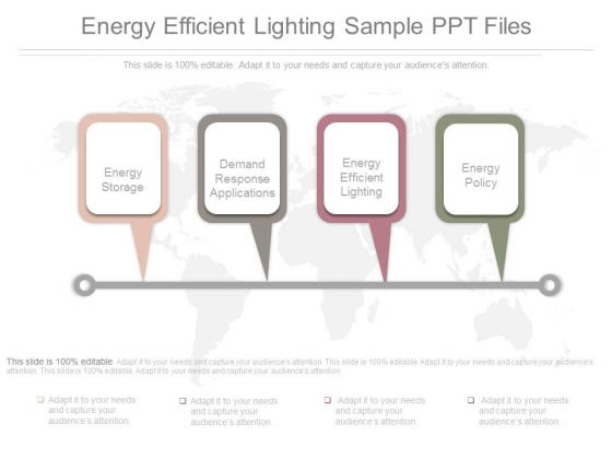 Energy Efficient Lighting Sample Ppt Files