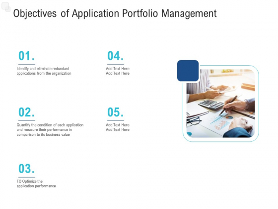 Enhance Enterprise Application Performance Objectives Of Application Portfolio Management Template PDF Enhance Enterprise Application Performance Objectives Of Application Portfolio Management Template PDF