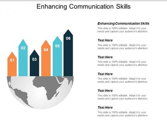 Enhancing Communication Skills Ppt Powerpoint Presentation Icon Diagrams Cpb