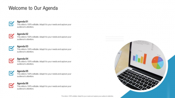 Enhancing Product Service Awareness Advertising Techniques Welcome To Our Agenda Mockup PDF Enhancing Product Service Awareness Advertising Techniques Welcome To Our Agenda Mockup PDF