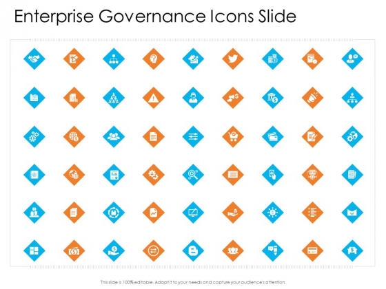 Enterprise Governance Enterprise Governance Icons Slide Professional PDF