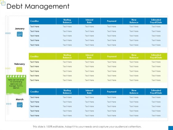 Enterprise Management Debt Management Template PDF