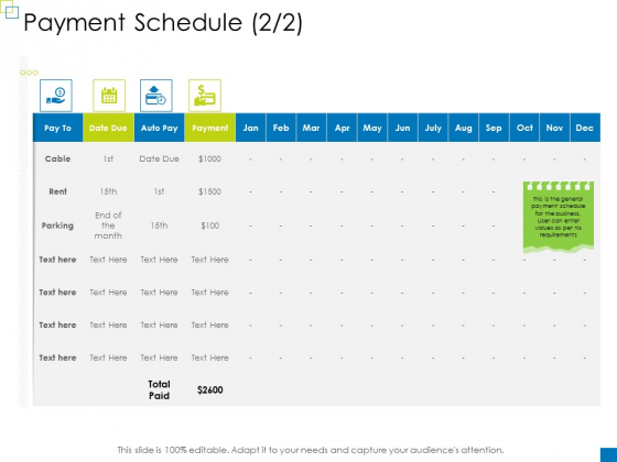Enterprise Management Payment Schedule Cable Summary PDF Enterprise Management Payment Schedule Cable Summary PDF