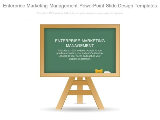 Enterprise Marketing Management Powerpoint Slide Design Templates Enterprise Marketing Management Powerpoint Slide Design Templates