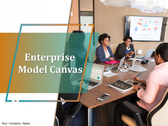 Enterprise Model Canvas Ppt PowerPoint Presentation Complete Deck With Slides