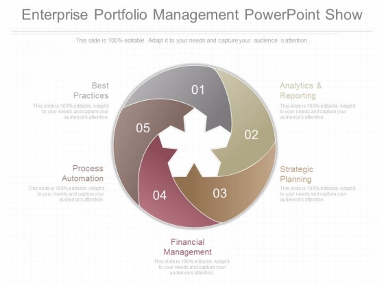 Enterprise Portfolio Management Powerpoint Show