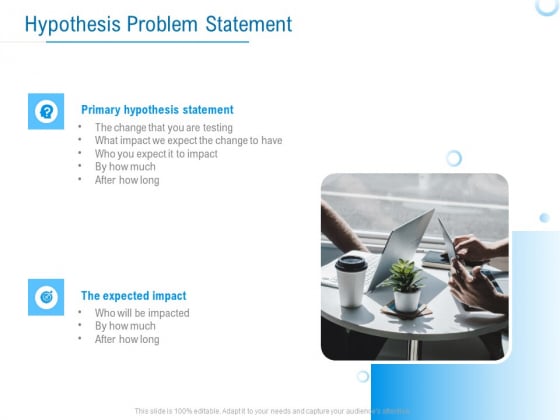 Enterprise Thesis Hypothesis Problem Statement Ppt Pictures Objects PDF