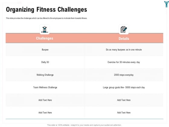 Enterprise Wellbeing Organizing Fitness Challenges Infographics PDF Enterprise Wellbeing Organizing Fitness Challenges Infographics PDF