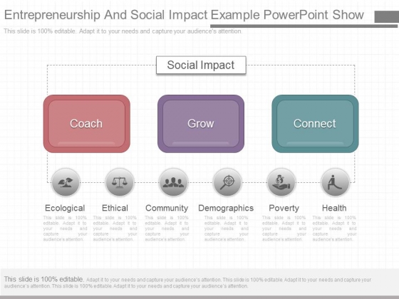 Entrepreneurship And Social Impact Example Powerpoint Show