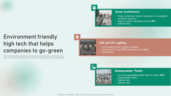 Environment Friendly High Tech That Helps Companies To Go Green Formats PDF Environment Friendly High Tech That Helps Companies To Go Green Formats PDF