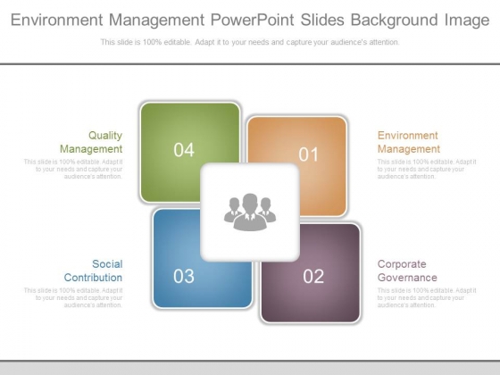 Environment Management Powerpoint Slides Background Image