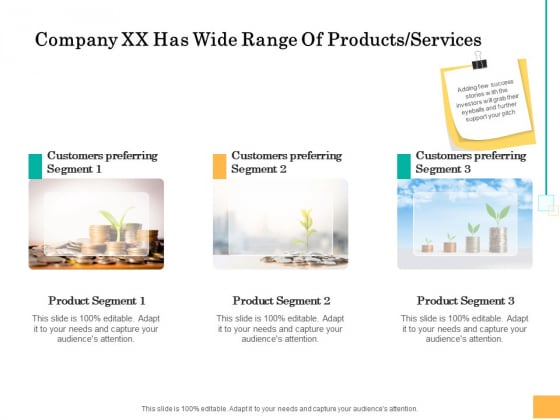 Equity Capital Funding Company Xx Has Wide Range Of Products Services Ppt Icon Graphics Template PDF Equity Capital Funding Company Xx Has Wide Range Of Products Services Ppt Icon Graphics Template PDF