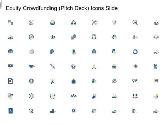 Equity Crowdfunding Pitch Deck Icons Slide Brochure PDF Equity Crowdfunding Pitch Deck Icons Slide Brochure PDF