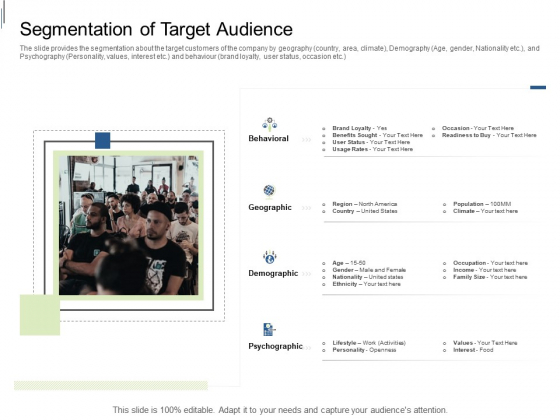 Equity Crowdfunding Pitch Deck Segmentation Of Target Audience Ppt Professional Smartart PDF