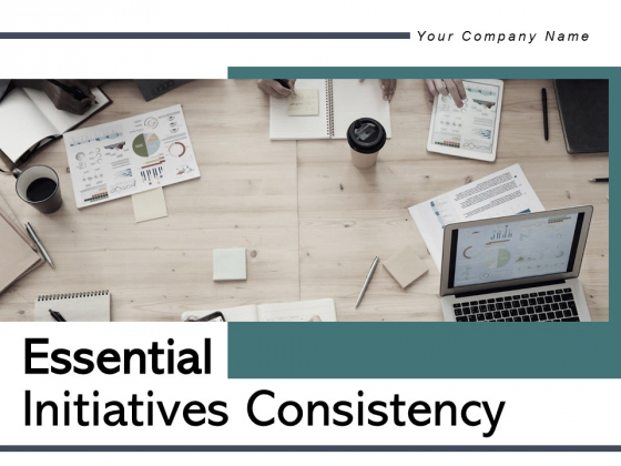 Essential Initiatives Consistency Metrics Arrow Icon Ppt PowerPoint Presentation Complete Deck