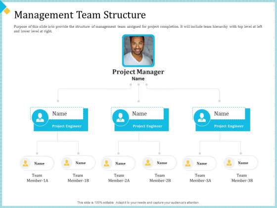 Establish Management Team Management Team Structure Ppt Infographics Example Topics PDF