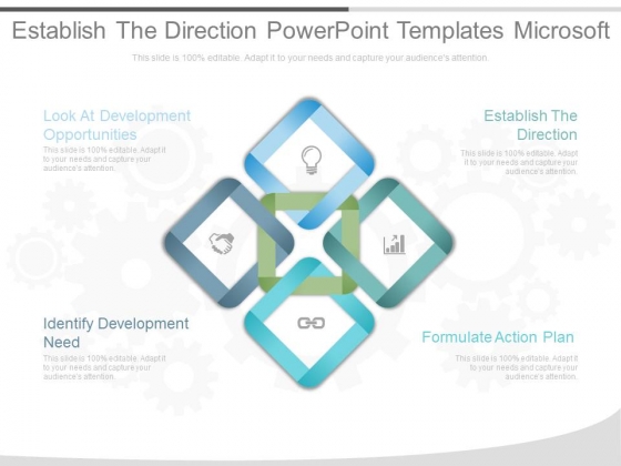 Establish The Direction Powerpoint Templates Microsoft