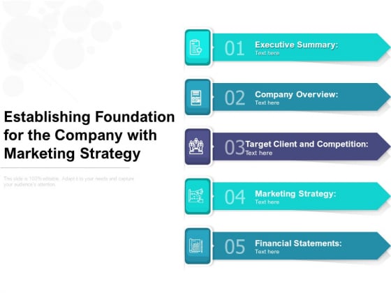 Establishing Foundation For The Company With Marketing Strategy Ppt PowerPoint Presentation File Objects PDF Establishing Foundation For The Company With Marketing Strategy Ppt PowerPoint Presentation File Objects PDF