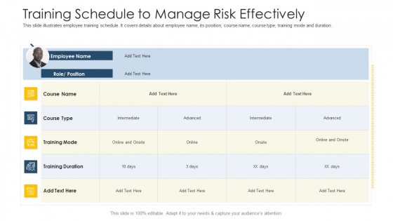 Establishing Operational Risk Framework Banking Training Schedule To Manage Risk Effectively Introduction PDF Establishing Operational Risk Framework Banking Training Schedule To Manage Risk Effectively Introduction PDF
