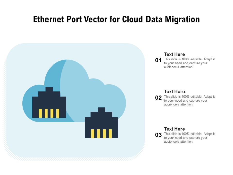 Ethernet Port Vector For Cloud Data Migration Ppt PowerPoint Presentation Layouts Design Ideas PDF