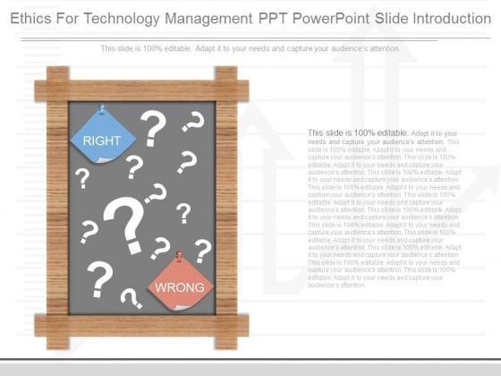 Ethics For Technology Management Ppt Powerpoint Slide Introduction Ethics For Technology Management Ppt Powerpoint Slide Introduction